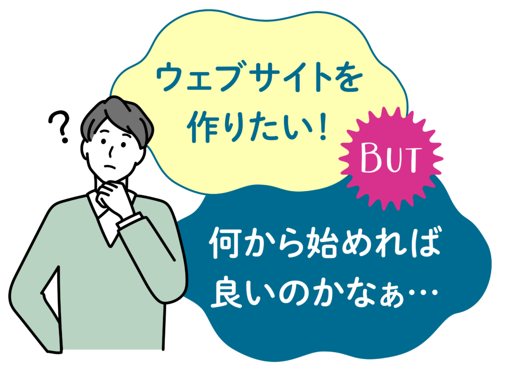 ウェブサイトを作りたい